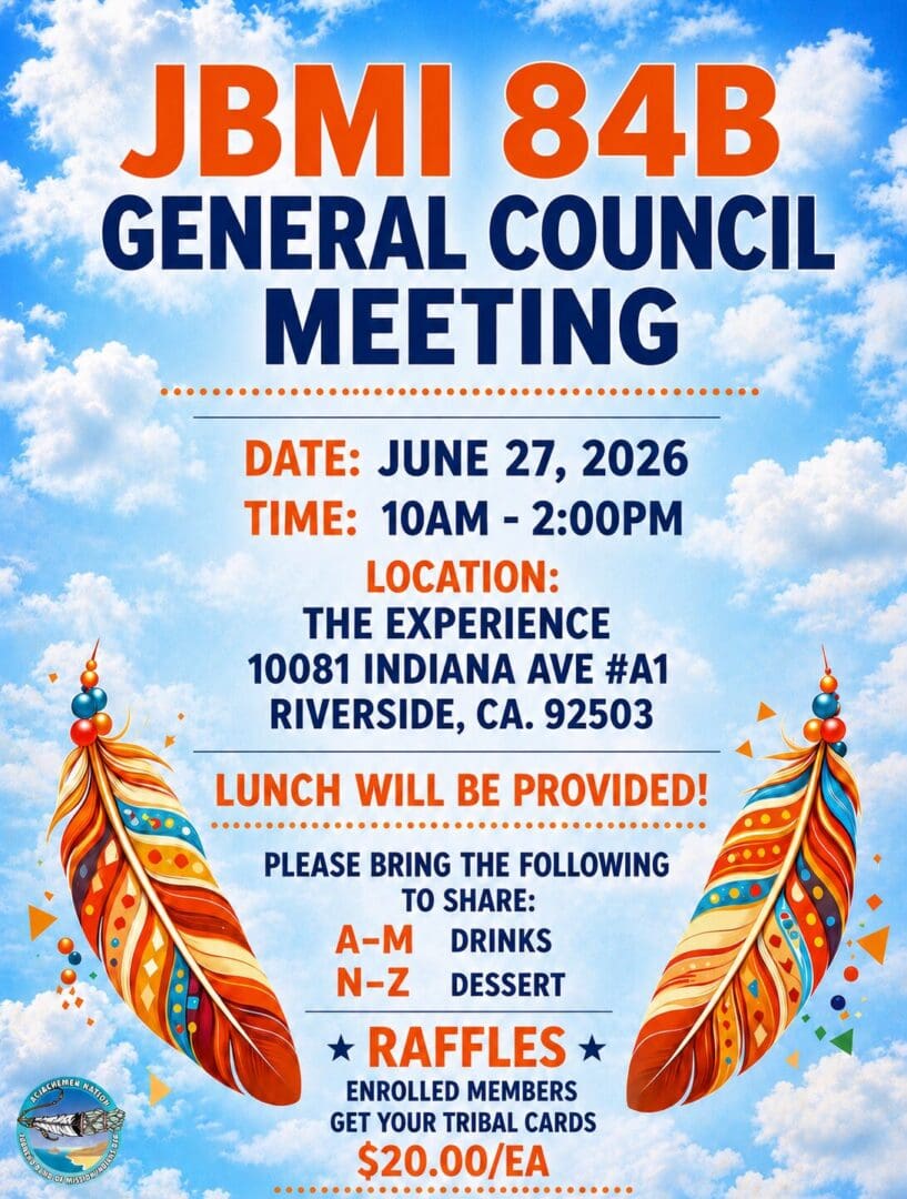 JBMI 84B general council meeting flyer